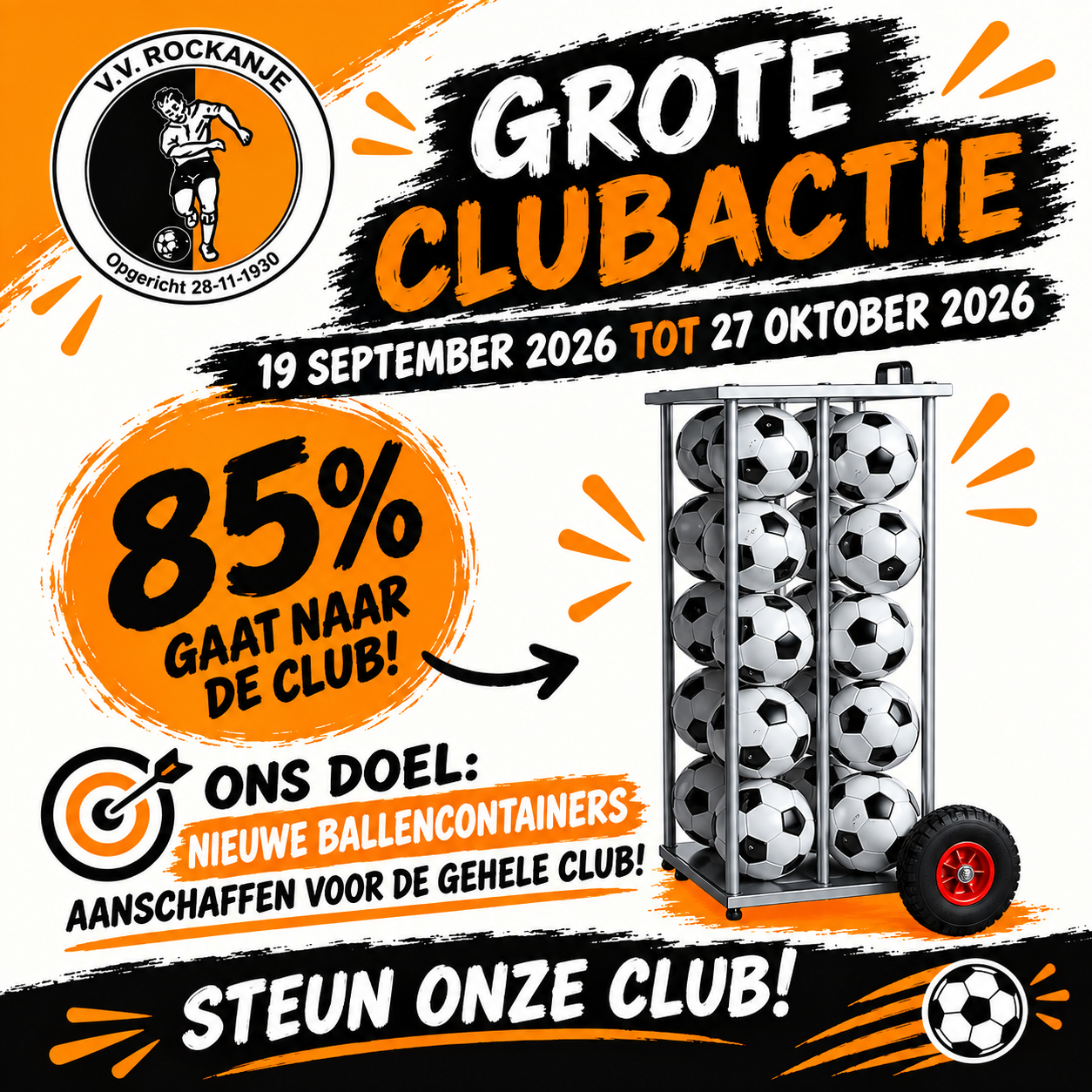 Grote Clubactie vanaf zaterdag 19 september 2026