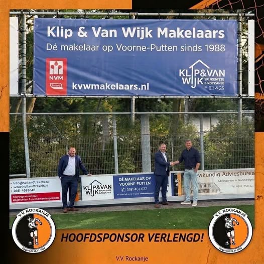 Klip & Van Wijk verlengd als hoofdsponsor!