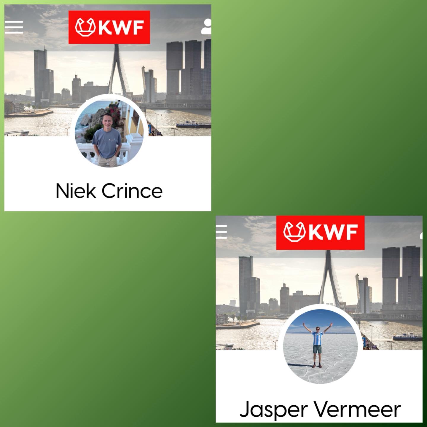 Jasper en Niek lopen voor KWF