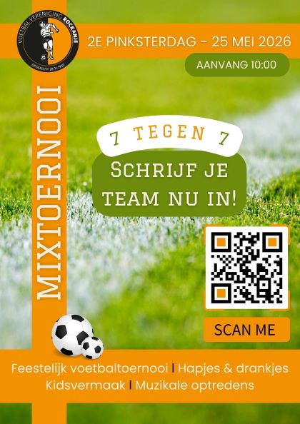 Mixtoernooi 25 mei 2026