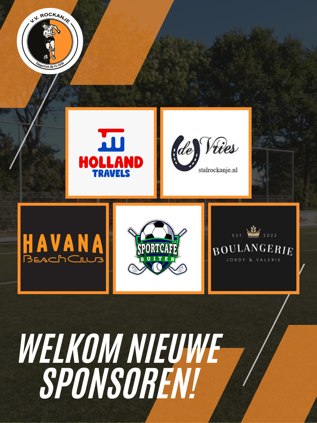 5 nieuwe sponsoren!