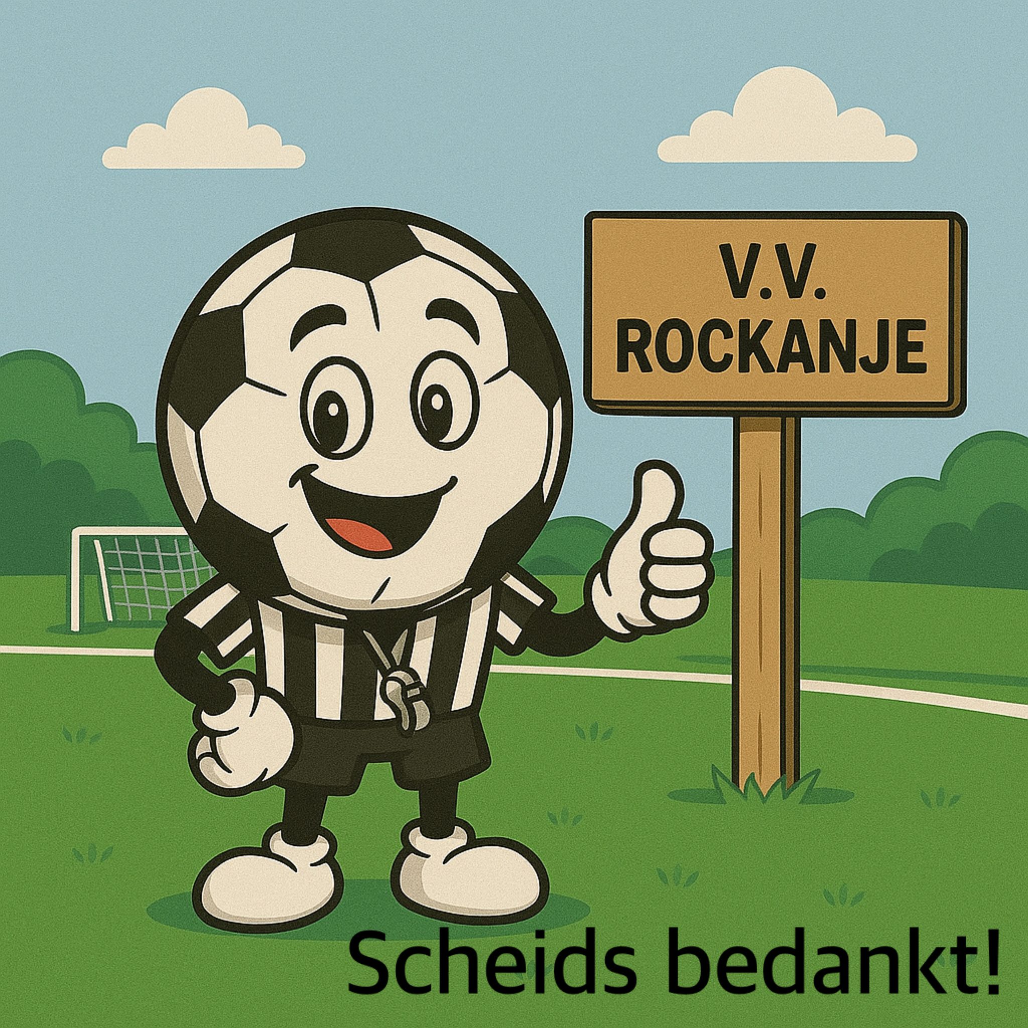Bedankt, scheidsrechters!