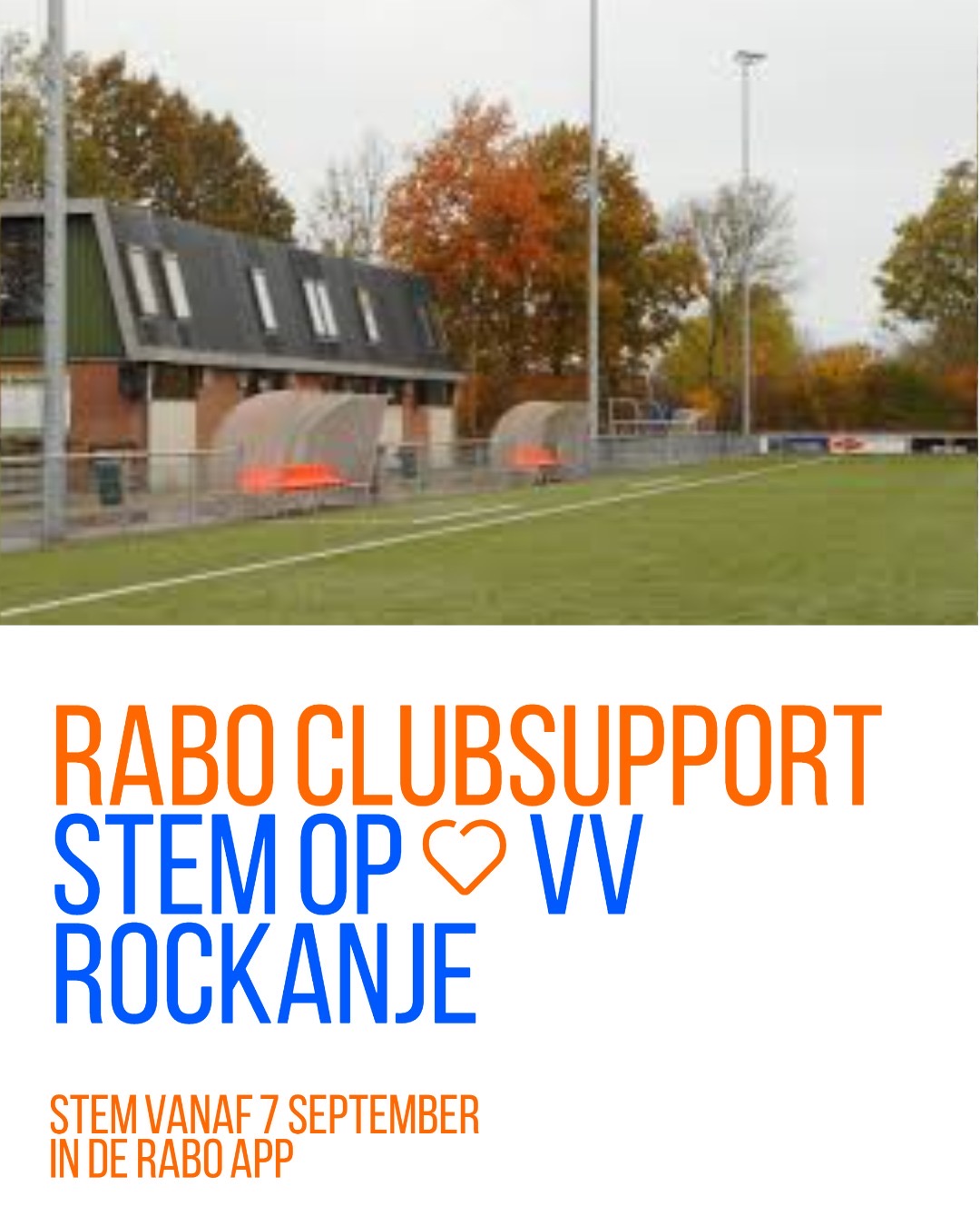 Rabo ClubSupport: steun V.V. Rockanje!